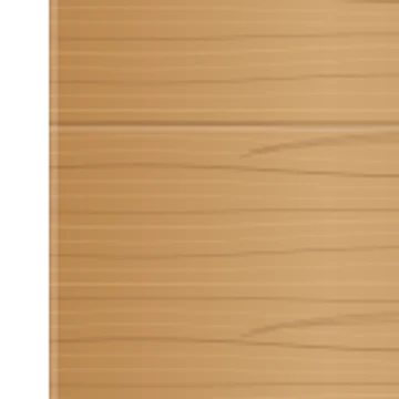 Zoomed edge of the oak panel showing transparent space