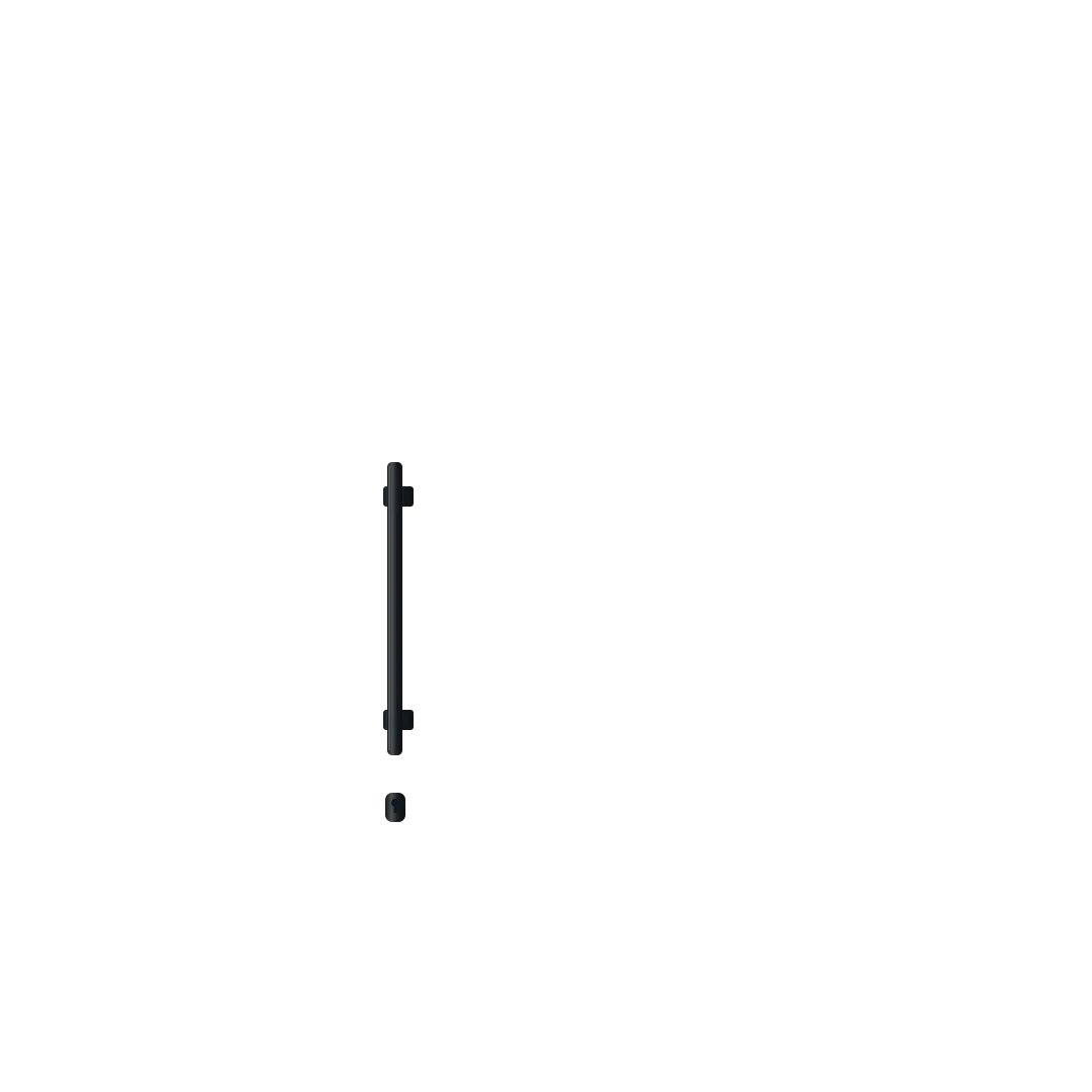 Black handle to the left of the shared canvas