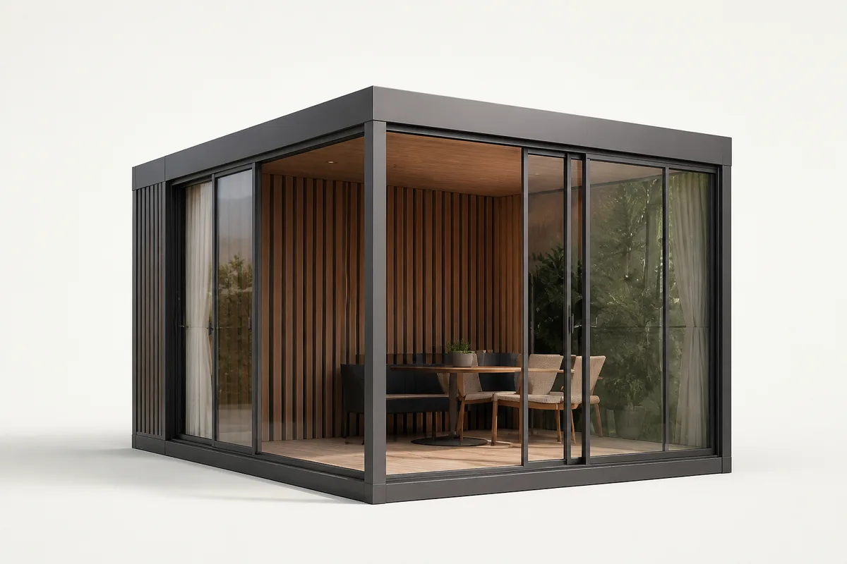 Completed Outdoor Room 01 buying experience created from customer inputs and ConfigUX delivery
